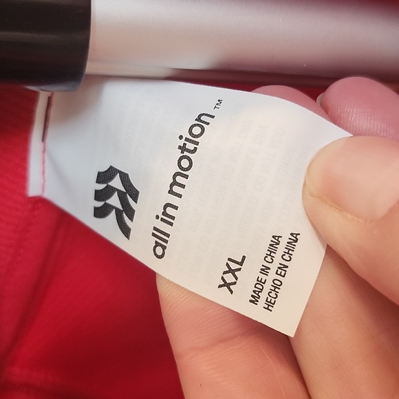 All In Motion Red Quarter-Zip Pullover, Xxl - Picture 5 of 11